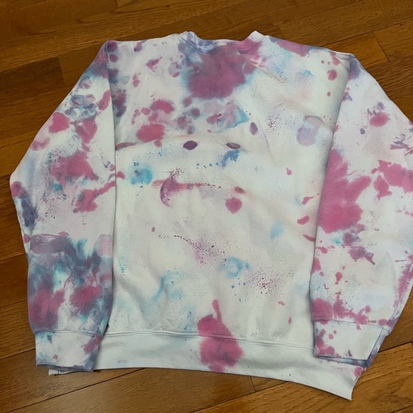 Tie dye distressed sweatshirt - Picture 4 of 6